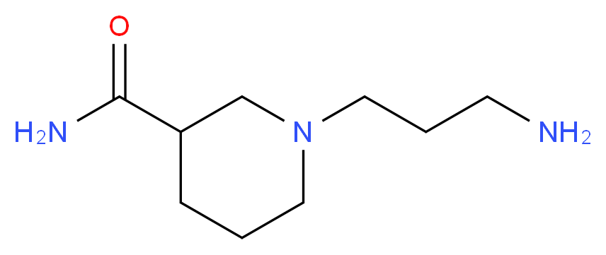 1-(3-aminopropyl)piperidine-3-carboxamide_Molecular_structure_CAS_)