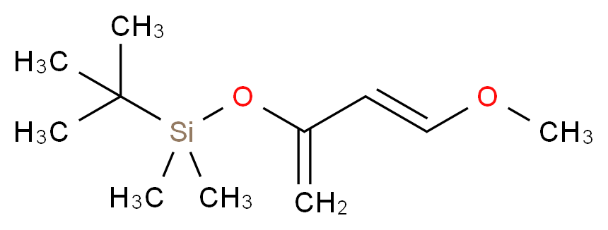 trans-3-(tert-Butyldimethylsilyloxy)-1-methoxy-1,3-butadiene_Molecular_structure_CAS_98066-22-9)