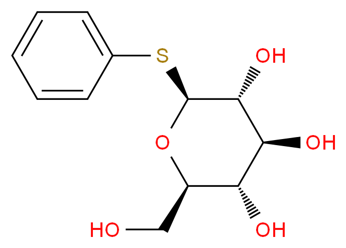 Phenyl β-D-thioglucopyranoside_Molecular_structure_CAS_2936-70-1)