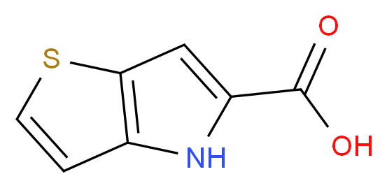 4H-Thieno[3,2-b]pyrrole-5-carboxylic acid_Molecular_structure_CAS_39793-31-2)