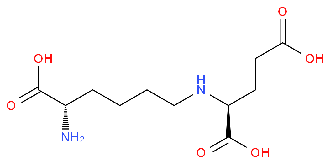 N-(5-Amino-5-Carboxypentyl)Glutamic Acid_Molecular_structure_CAS_)