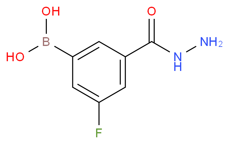 (3-Fluoro-5-(hydrazinecarbonyl)phenyl)boronic acid_Molecular_structure_CAS_1217500-73-6)