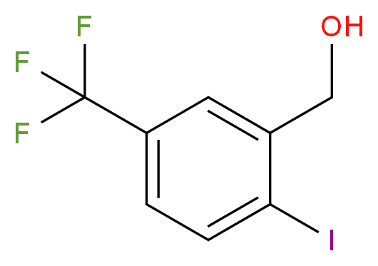 2-Iodo-5-(trifluoromethyl)benzyl alcohol_Molecular_structure_CAS_702641-05-2)