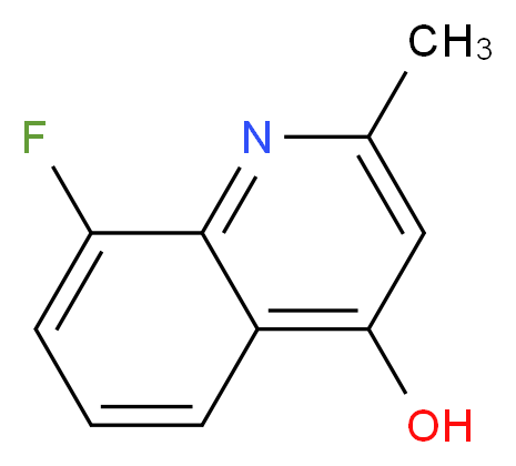 8-Fluoro-4-hydroxy-2-methylquinoline_Molecular_structure_CAS_5288-22-2)