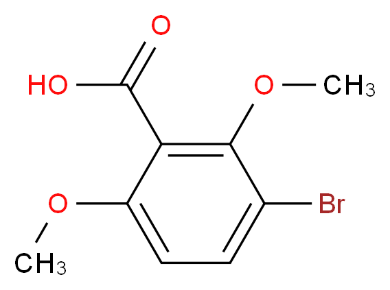 3-Bromo-2,6-dimethoxybenzoic acid_Molecular_structure_CAS_73219-89-3)
