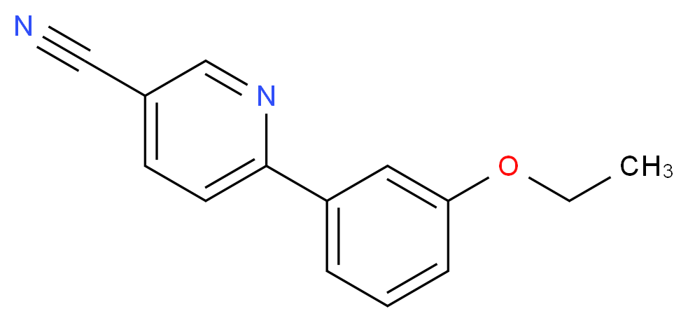 6-(3-ethoxyphenyl)nicotinonitrile_Molecular_structure_CAS_)