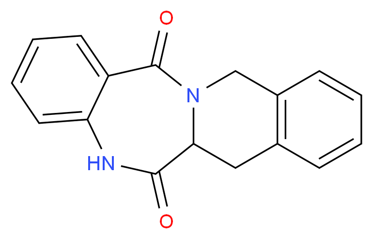 7,12-Dihydroisoquino[3,2-c][1,4]benzodiazepine-6,14(5H,6aH)-dione_Molecular_structure_CAS_)