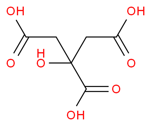 77-92-9 molecular structure