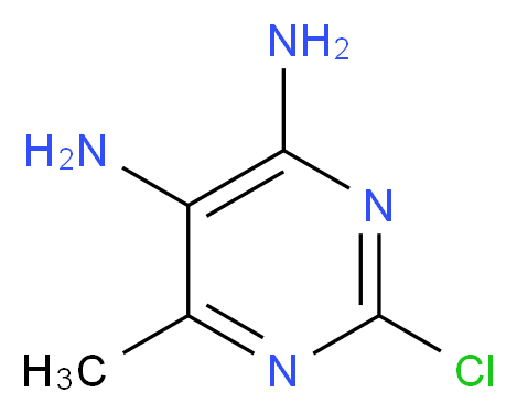 2-chloro-6-methylpyrimidine-4,5-diamine_Molecular_structure_CAS_63211-98-3)