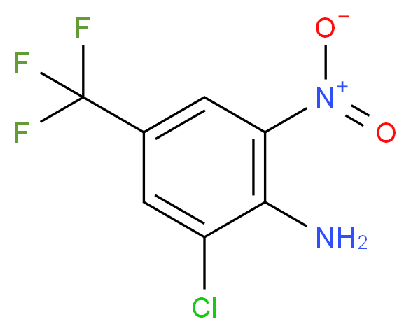 4-Amino-3-chloro-5-nitrobenzotrifluoride 98%_Molecular_structure_CAS_57729-79-0)