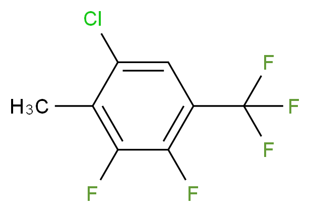 5-Chloro-2,3-difluoro-4-methylbenzotrifluoride 98%_Molecular_structure_CAS_)