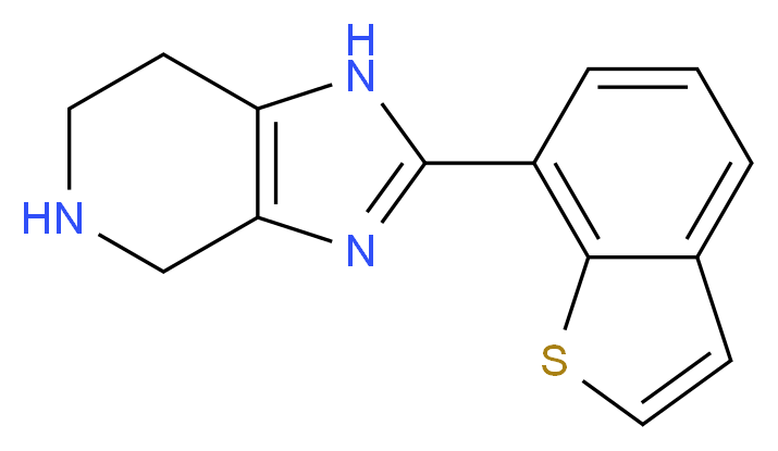 2-(1-benzothien-7-yl)-4,5,6,7-tetrahydro-1H-imidazo[4,5-c]pyridine_Molecular_structure_CAS_)