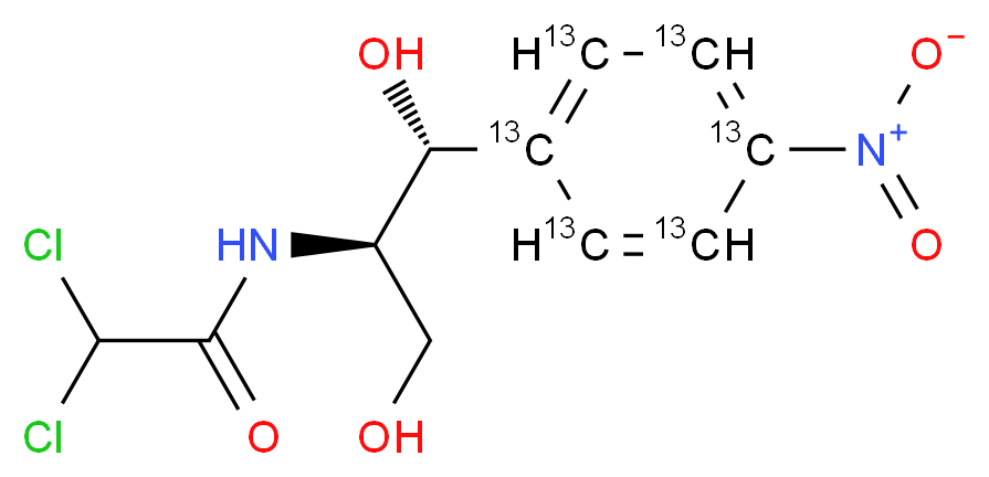 Chloramphenicol-13C6_Molecular_structure_CAS_1217706-02-9)