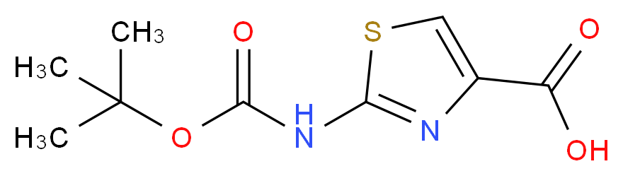 BOC-2-AMINO-4-THIAZOLE-CARBOXYLIC ACID_Molecular_structure_CAS_83673-98-7)