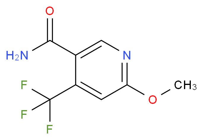 2-Methoxy-4-(trifluoromethyl)pyridine-5-carboxamide 97%_Molecular_structure_CAS_175204-87-2)