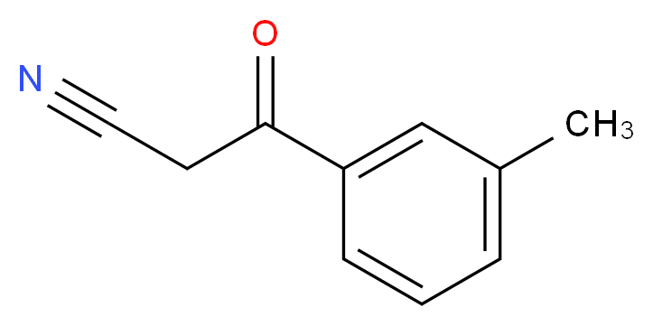 3-(3-methylphenyl)-3-oxopropanenitrile_Molecular_structure_CAS_53882-81-8)