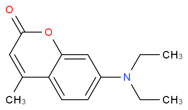 CAS_91-44-1 molecular structure