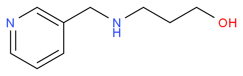 3-[(pyridin-3-ylmethyl)amino]propan-1-ol_Molecular_structure_CAS_)