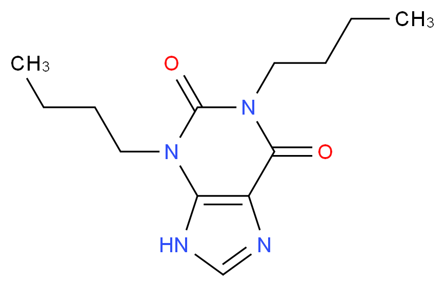 1,3-Dibutyl-1H-purine-2,6(3H,7H)-dione_Molecular_structure_CAS_2850-36-4)