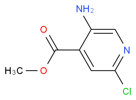 Methyl 5-amino-2-chloroisonicotinate_Molecular_structure_CAS_1073182-59-8)