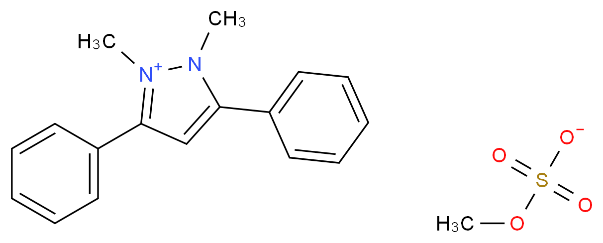 Difenzoquat methyl sulfate_Molecular_structure_CAS_43222-48-6)
