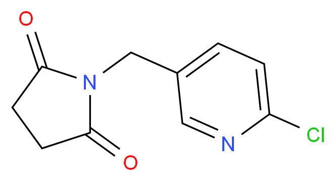 1-[(2-Chloropyridin-5-yl)methyl]pyrrolidine-2,5-dione_Molecular_structure_CAS_)