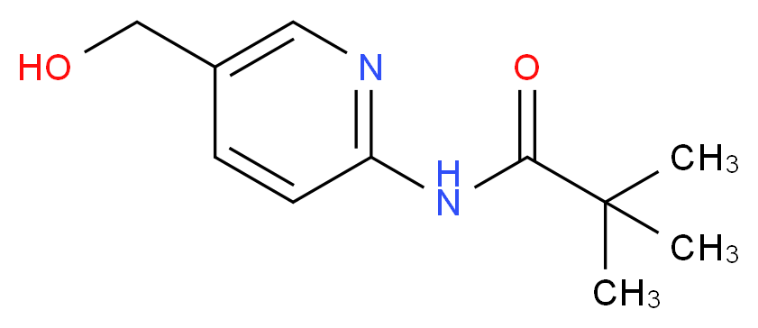 N-(5-Hydroxymethyl-pyridin-2-yl)-2,2-dimethyl-propionamide_Molecular_structure_CAS_882016-49-1)