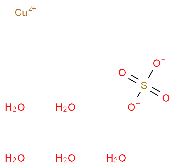 Copper(II) sulfate pentahydrate_Molecular_structure_CAS_7758-99-8)