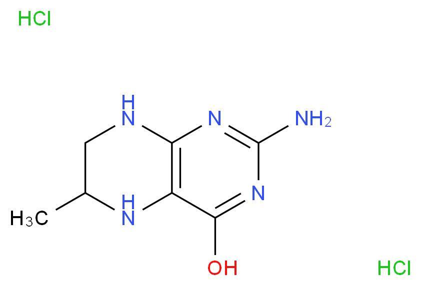 (±)-6-Methyl-5,6,7,8-tetrahydropterine dihydrochloride_Molecular_structure_CAS_69113-63-9)