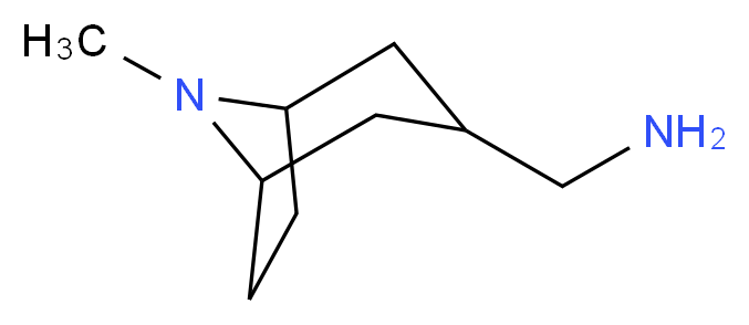 {8-methyl-8-azabicyclo[3.2.1]octan-3-yl}methanamine_Molecular_structure_CAS_)