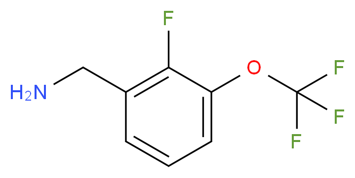 2-Fluoro-3-(trifluoromethoxy)benzylamine_Molecular_structure_CAS_)