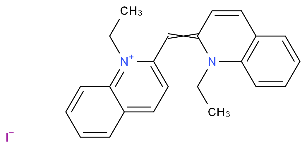 1,1'-DIETHYL-2,2'-CYANINE IODIDE_Molecular_structure_CAS_977-96-8)