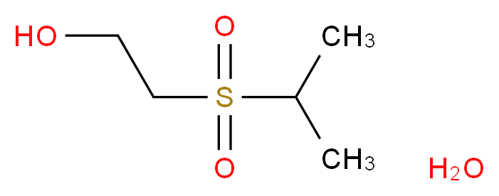 2-(Isopropylsulfonyl)ethanol hydrate_Molecular_structure_CAS_98288-49-4)