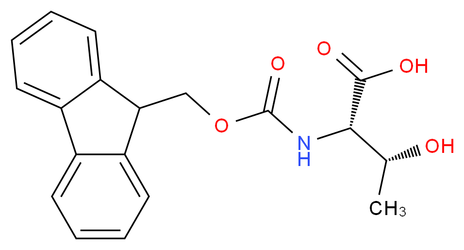 N-Fmoc-L-threonine monohydrate_Molecular_structure_CAS_73731-37-0)