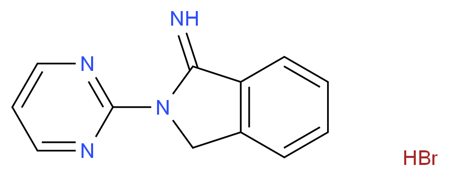 2-pyrimidin-2-ylisoindolin-1-imine hydrobromide_Molecular_structure_CAS_)