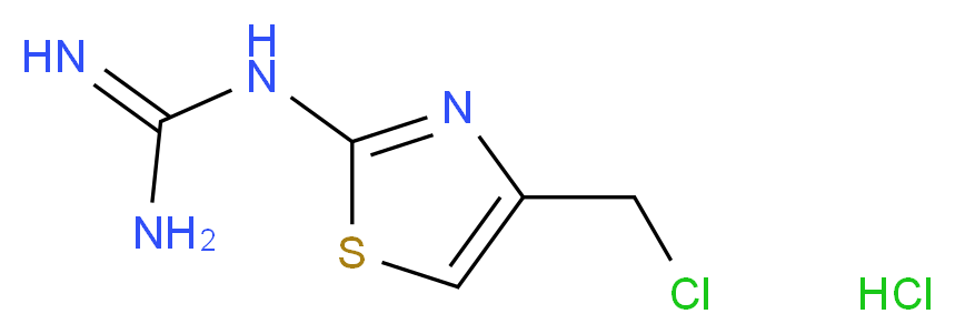 1-(4-Chloromethyl-2-thiazoyl)guanidine Hydrochloride Salt_Molecular_structure_CAS_69014-12-6)