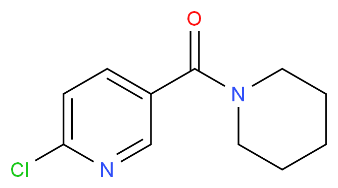 2-Chloro-5-(piperidin-1-ylcarbonyl)pyridine_Molecular_structure_CAS_64614-48-8)