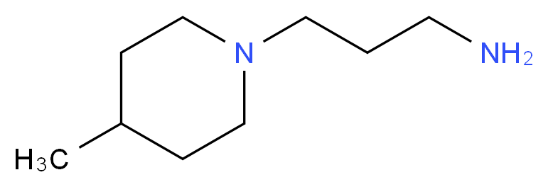 3-(4-methylpiperidin-1-yl)propan-1-amine_Molecular_structure_CAS_6241-30-1)