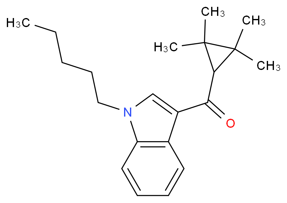 (1-Pentyl-1H-indol-3-yl)(2,2,3,3-tetramethylcyclopropyl)methanone(UR-144)_Molecular_structure_CAS_1199943-44-6)