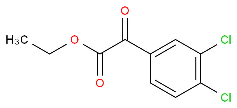 ethyl 2-(3,4-dichlorophenyl)-2-oxoacetate_Molecular_structure_CAS_34966-52-4)