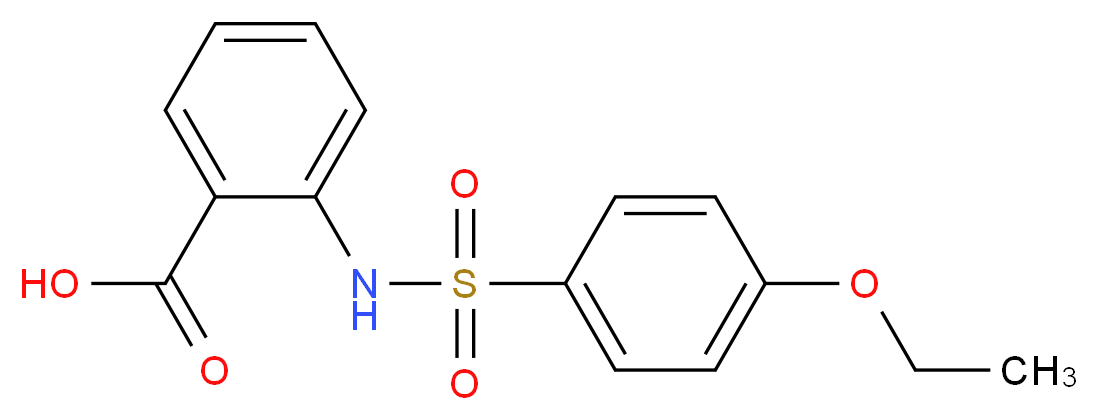 2-(4-Ethoxy-benzenesulfonylamino)-benzoic acid_Molecular_structure_CAS_)