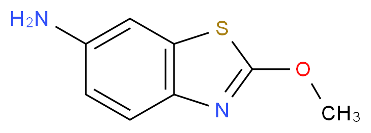 2-methoxy-1,3-benzothiazol-6-amine_Molecular_structure_CAS_)