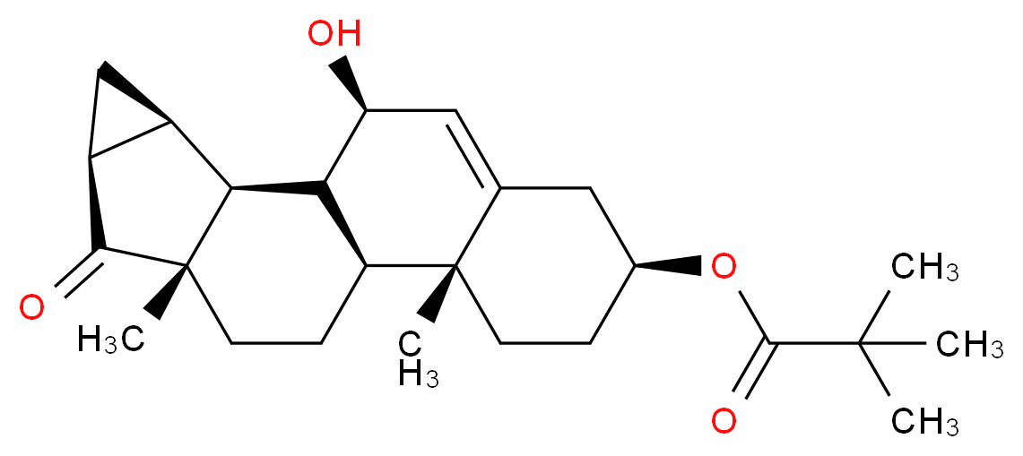 7β-Hydroxy-15β,16β-methylene-3β-pivaloyloxy-5-androsten-17-one_Molecular_structure_CAS_82543-09-7)