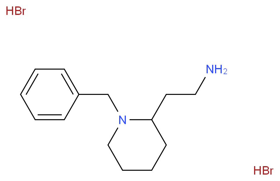 2-(1-Benzyl-piperidin-2-yl)-ethylamine dihydrobromide_Molecular_structure_CAS_)