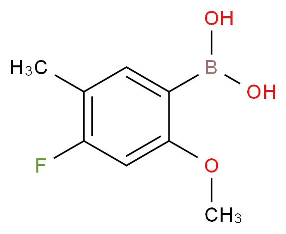 (4-Fluoro-2-methoxy-5-methylphenyl)boronic acid_Molecular_structure_CAS_1207428-92-9)