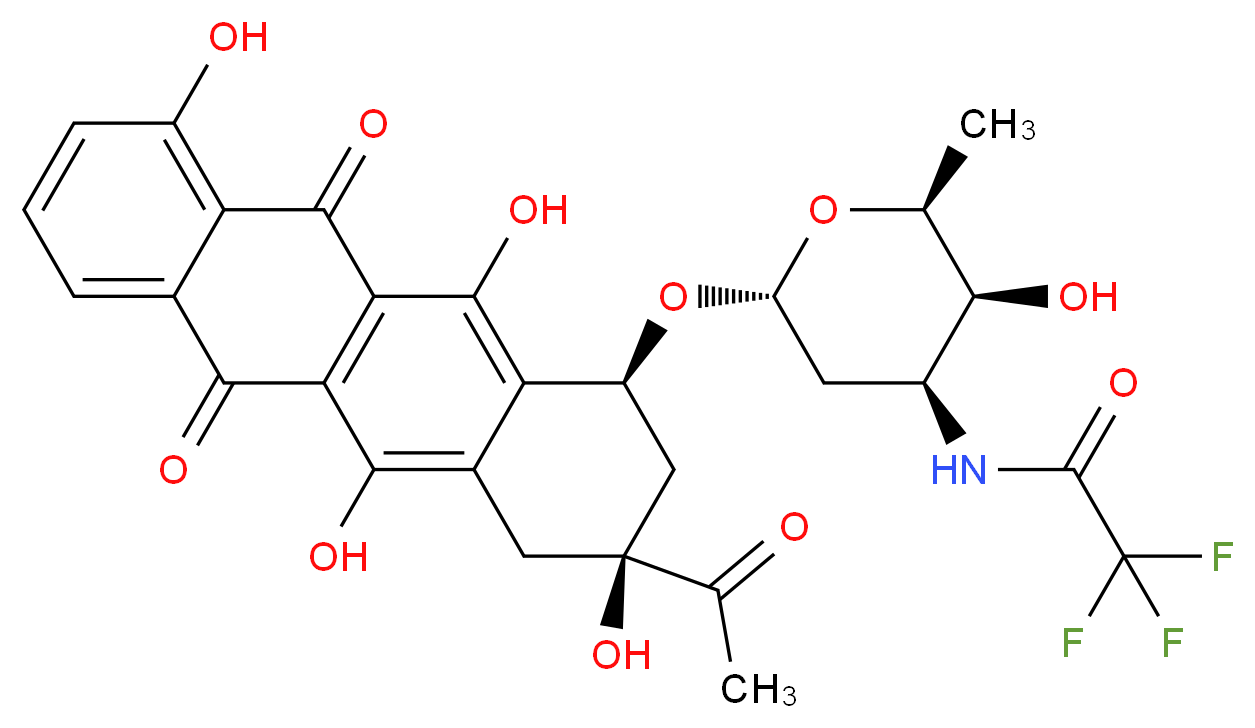 N-(Trifluoroacetyl)-1-desmethyl Daunorubicin_Molecular_structure_CAS_68594-06-9)