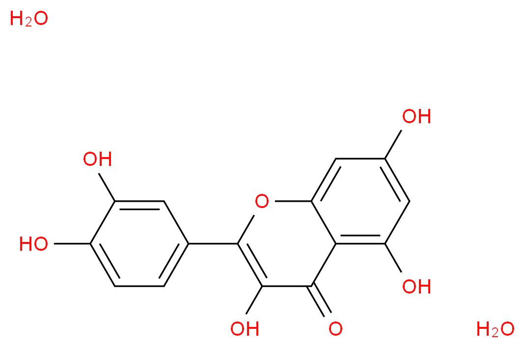 Quercetin dihydrate_Molecular_structure_CAS_6151-25-3)
