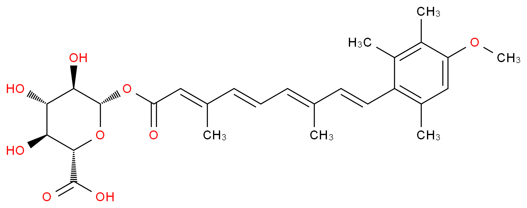 Acitretin O-β-D-Glucuronide_Molecular_structure_CAS_99792-36-6)