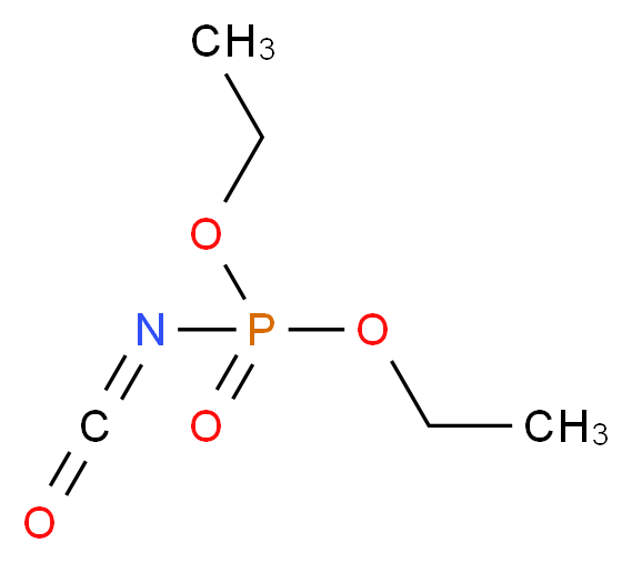 Diethoxyphosphinyl isocyanate_Molecular_structure_CAS_20039-33-2)