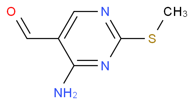 4-Amino-2-(methylthio)pyrimidine-5-carbaldehyde_Molecular_structure_CAS_770-31-0)